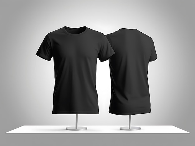 Tshirt front and back mockup