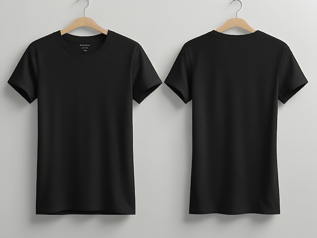 Tshirt front and back mockup