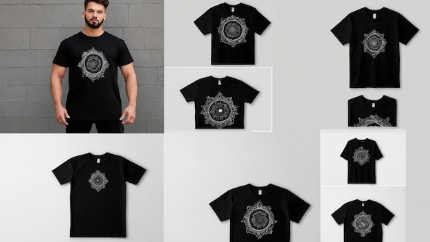 Photo tshirt mockup design