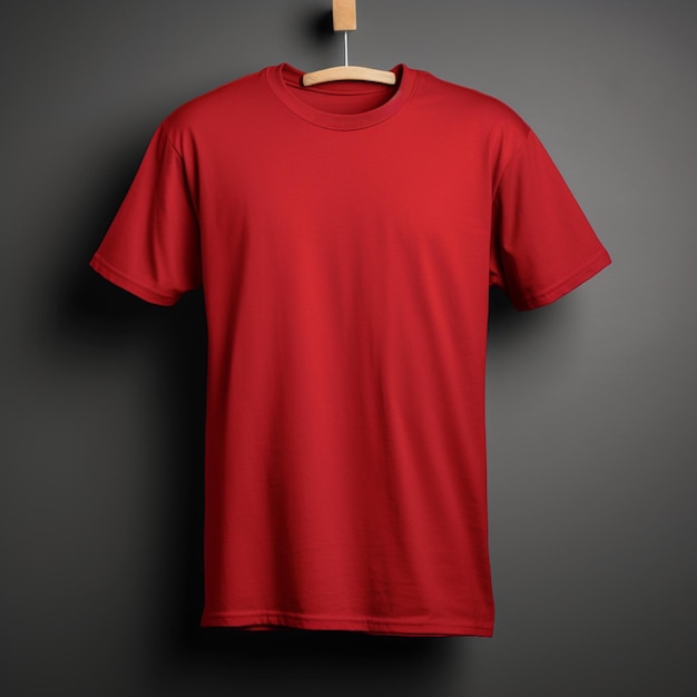 TShirt Plain In Red Color