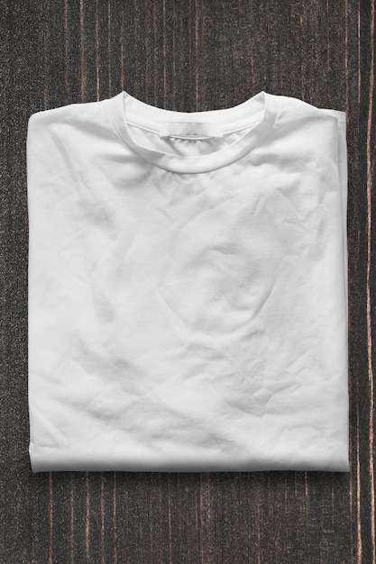 Tshirt on wood background