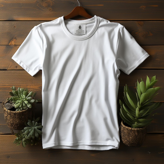 Tshirts mockup in white