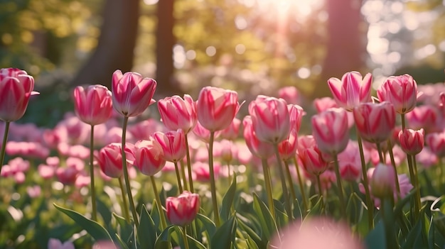 Tulip Beautiful bouquet of tulips colorful tulips tulips in springcolourful tulip