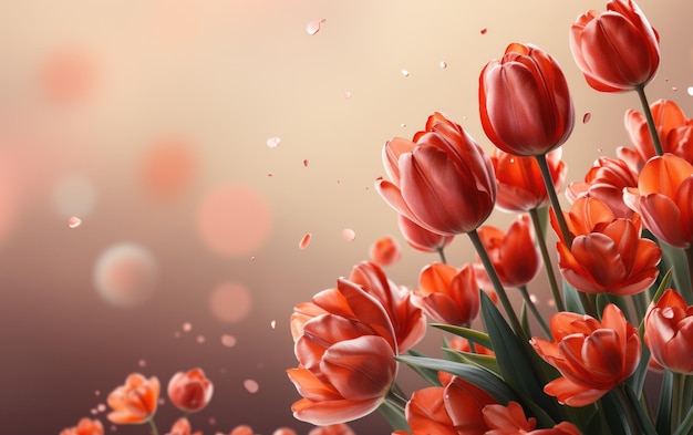 Tulip Flower background or wallpaper