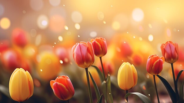 Tulipthemed EndofYear Web Banner Design