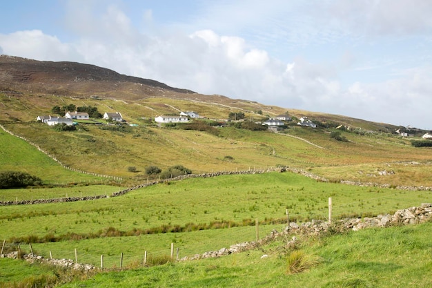 Tully Village in Connemara, Galway, Ireland