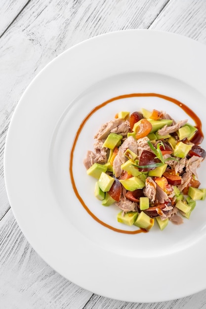 Tuna avocado salad