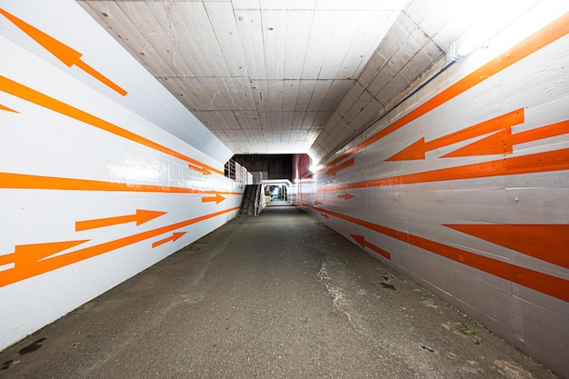 Tunnel under the overpass