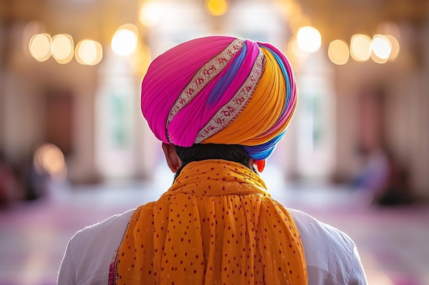 Photo turban sikh temple sikhism religion spiritual symbol