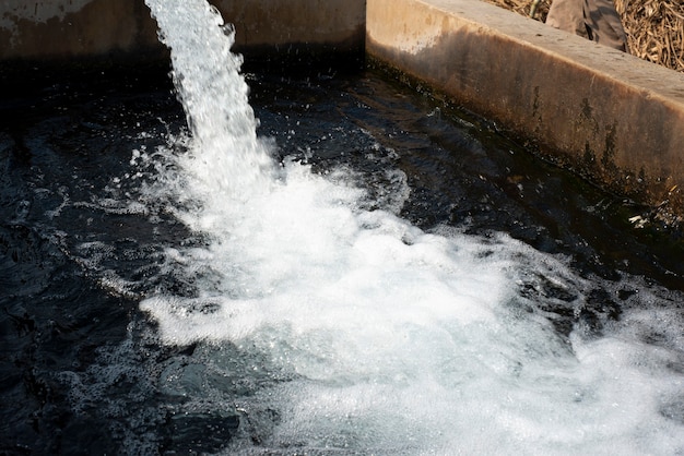 Turbine Pump, Field Irrigation system in Pakpattan District, Punjab, Pakistan