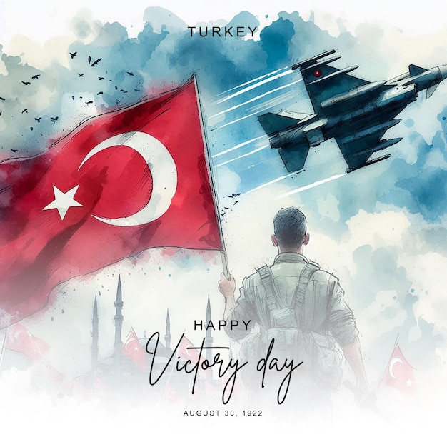 Turkey Victory Day Zafer Bayram Social Media Post Banner Flyer Poster Design