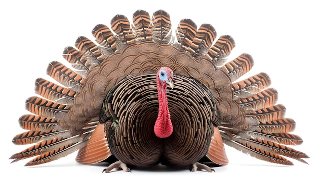 A Turkey on white background