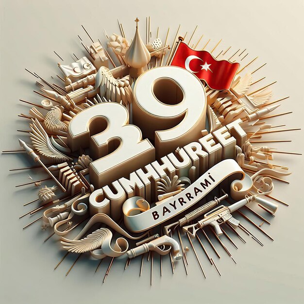 Photo turkish 29 ekim cumhuriyet bayrami