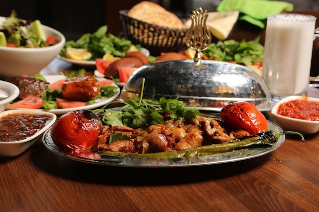 Turkish and Arabic Traditional Ramadan Kebab