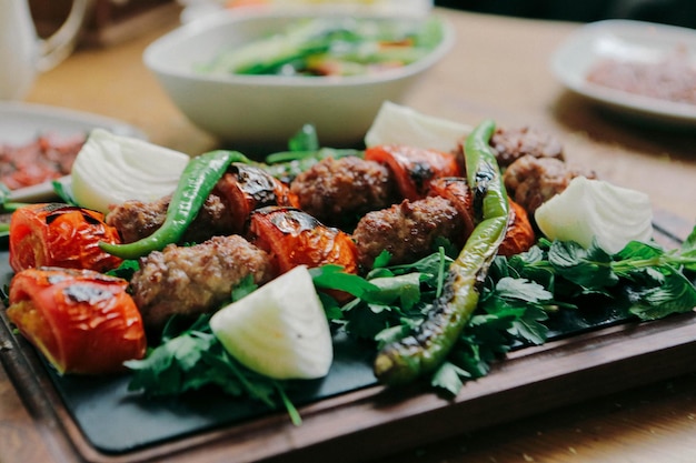 Turkish and Arabic Traditional Ramadan Kebab