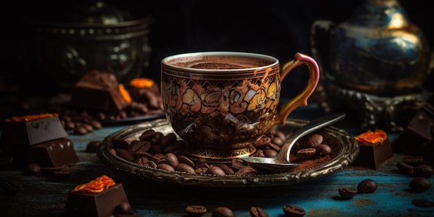 Turkish coffee Delicious Food Photography