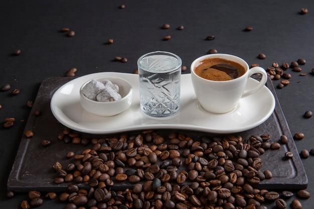 Turkish coffee with Turkish delight