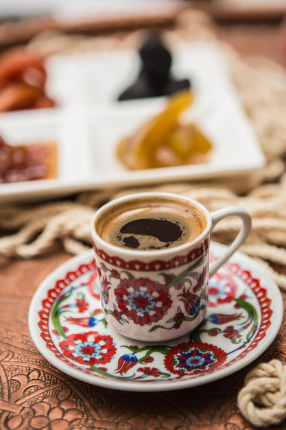 Photo turkish coffee