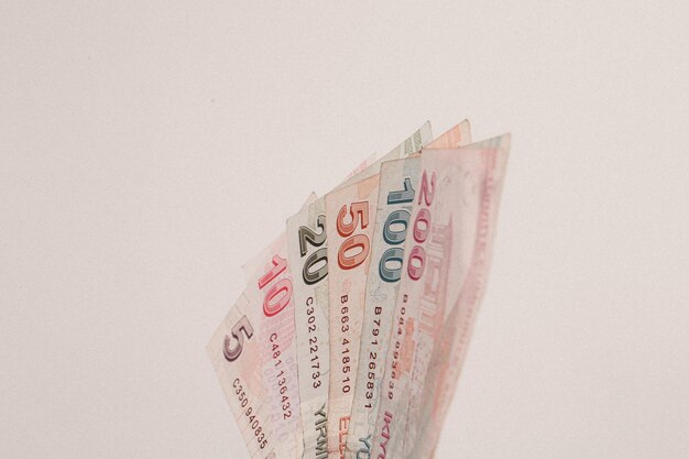 Turkish currency Turkish lira banknotes