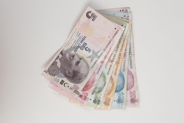 Turkish currency Turkish lira banknotes