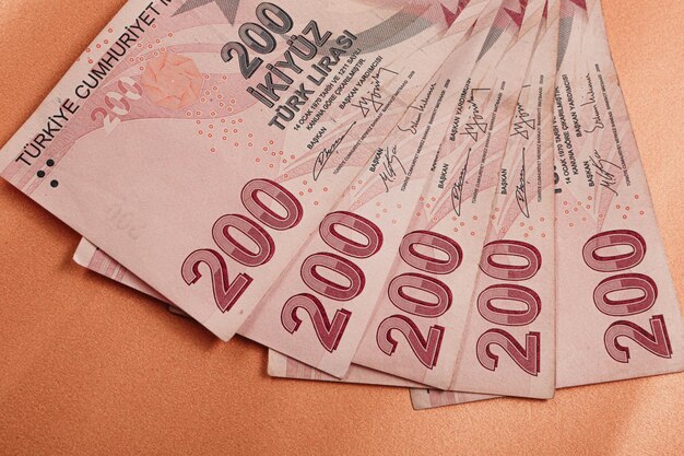 Turkish currency Turkish lira banknotes