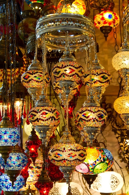 Turkish Laterns in Grand Bazaar Istanbul