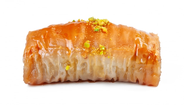 Turkish Ramadan Dessert Baklava isolated