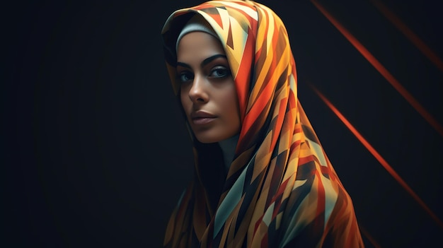 turkish women with beguiling eyes girl illustration fantasy portrait