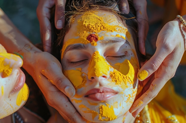 Turmeric bonding ritual