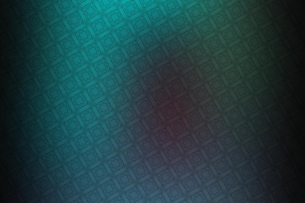 Turquoise abstract background with a pattern of squares