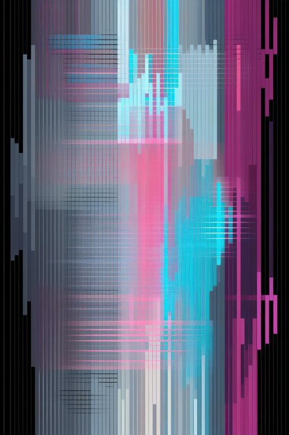 A and Turquoise pixel pattern artwork in the style of abstractioncreation striped compositions intuitive abstraction light magenta and dark gray grid ar 23 Job ID 4aa057de45904eeda7af0325ff2084f9