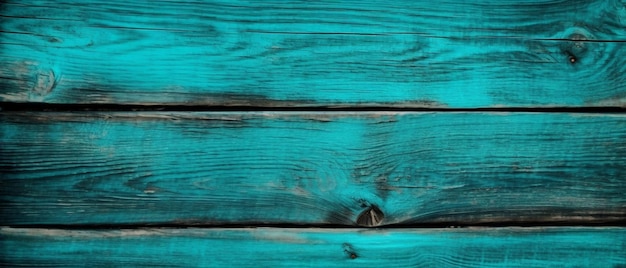 Turquoise Wood Background Rustic Charm with a Pop of Color