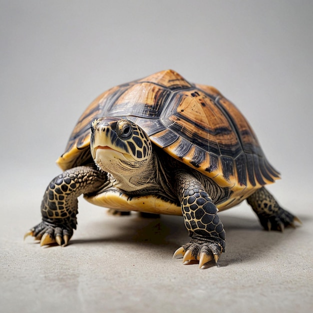 a turtle that is on a table