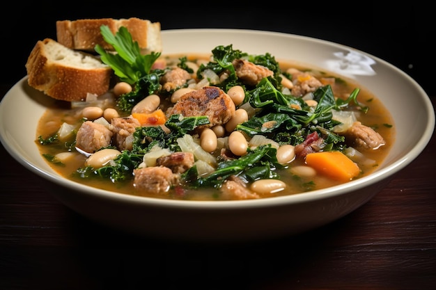 Tuscan Bean and Chicken Italian Sausage Soup Italian