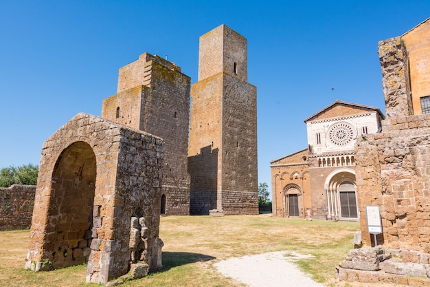 Tuscania, Viterbo, Italy: Exterior of San Pietro Church