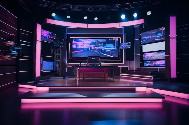 TV studio set