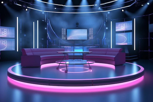 TV studio set