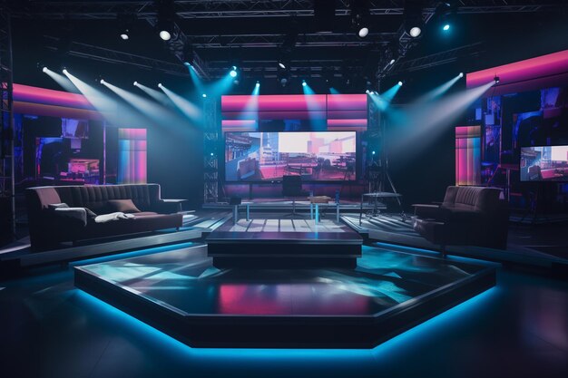 TV studio set