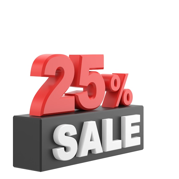 Twenty five percent sale 25 sale Sale banner decoration