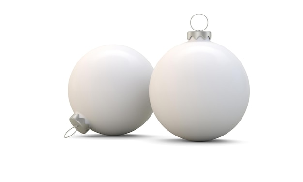 Two Christmas Balls