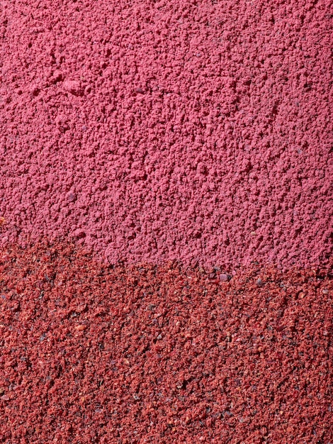 Two different red dried plant powder texture