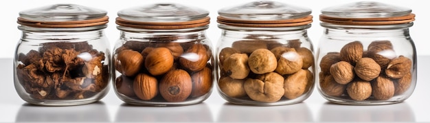 Two jars with a lid that says'the word " on it