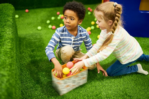 Two Kids on Playground