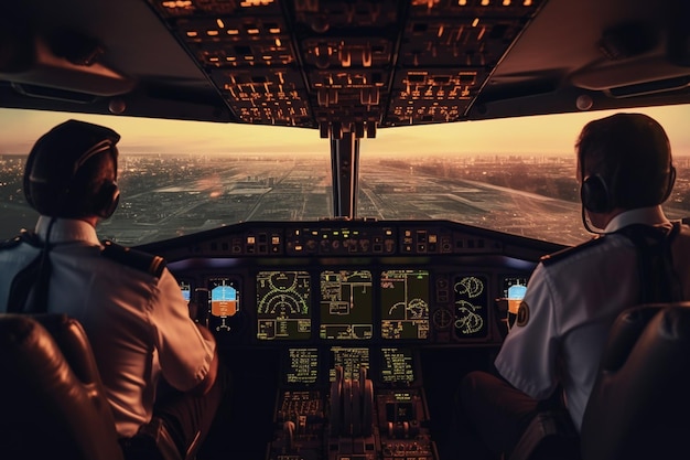 Two men in a plane with the words " china " on the side.