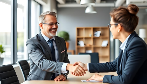 two men shaking hands one of them is shaking hands with another man