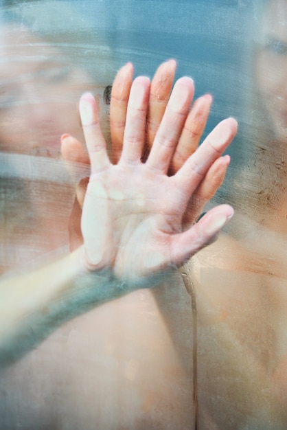 Two nice girls naked taking shower. High quality photo