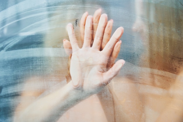 Two nice girls naked taking shower. High quality photo