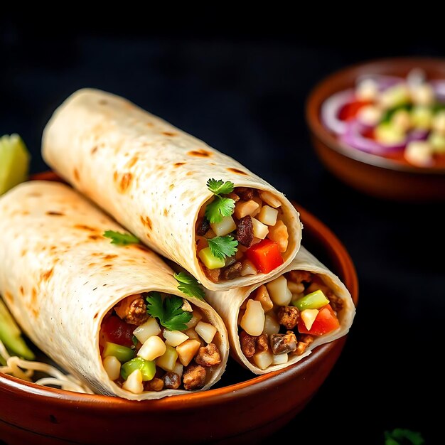 two plates of food including beans beans and lettuce