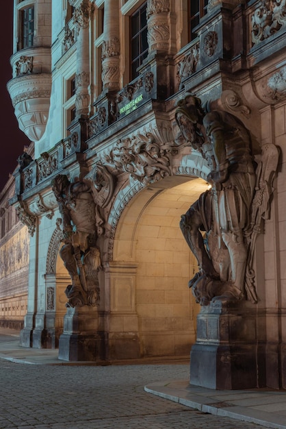 Two warriors guarding the Dresden Renaissance Palace