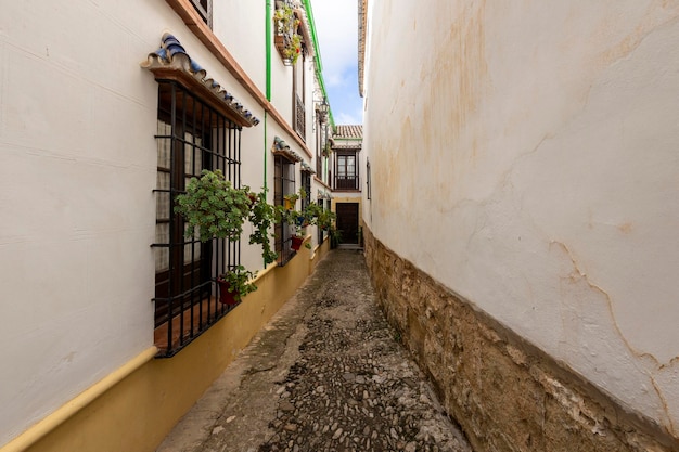 Typical architecture from the streets of Ronda village